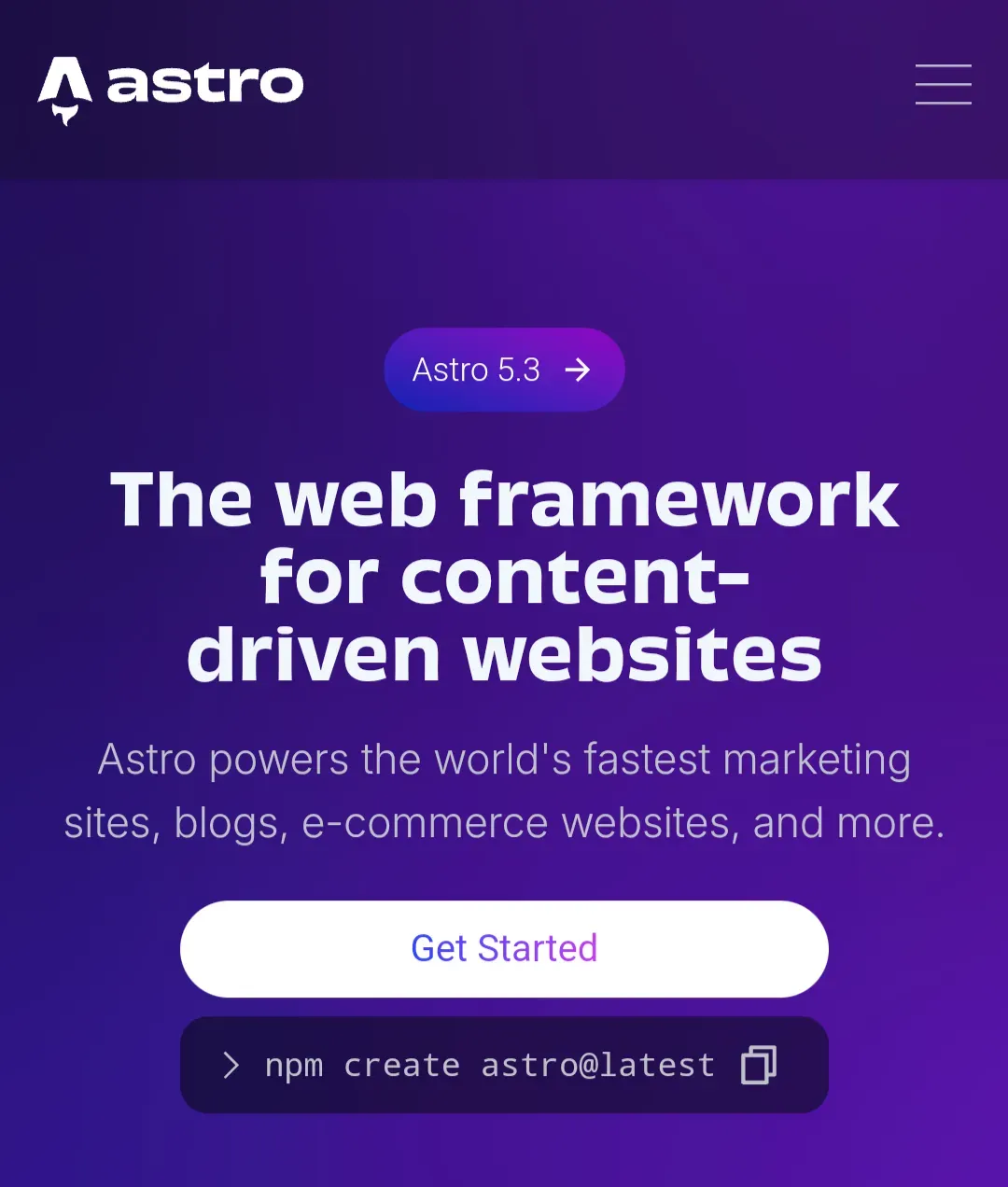 website astro