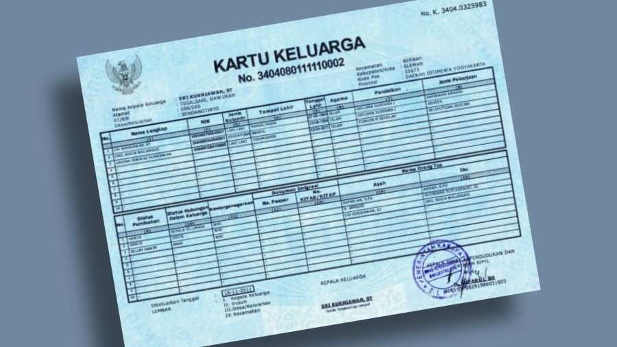 Cara Melihat Kartu Keluarga (KK) Secara Online Lewat HP, Gratis dan Praktis